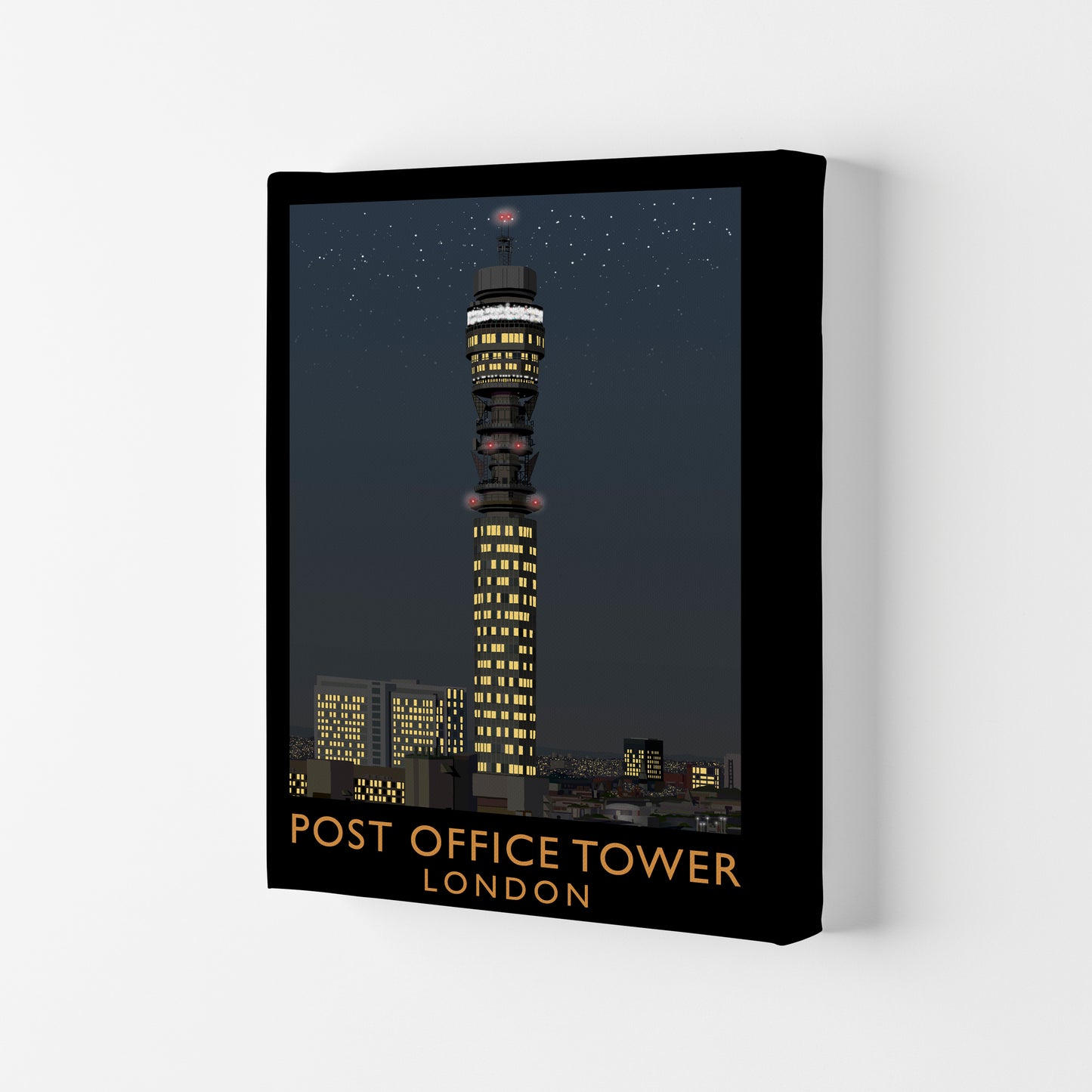 Post Office Tower by Richard O'Neill Canvas