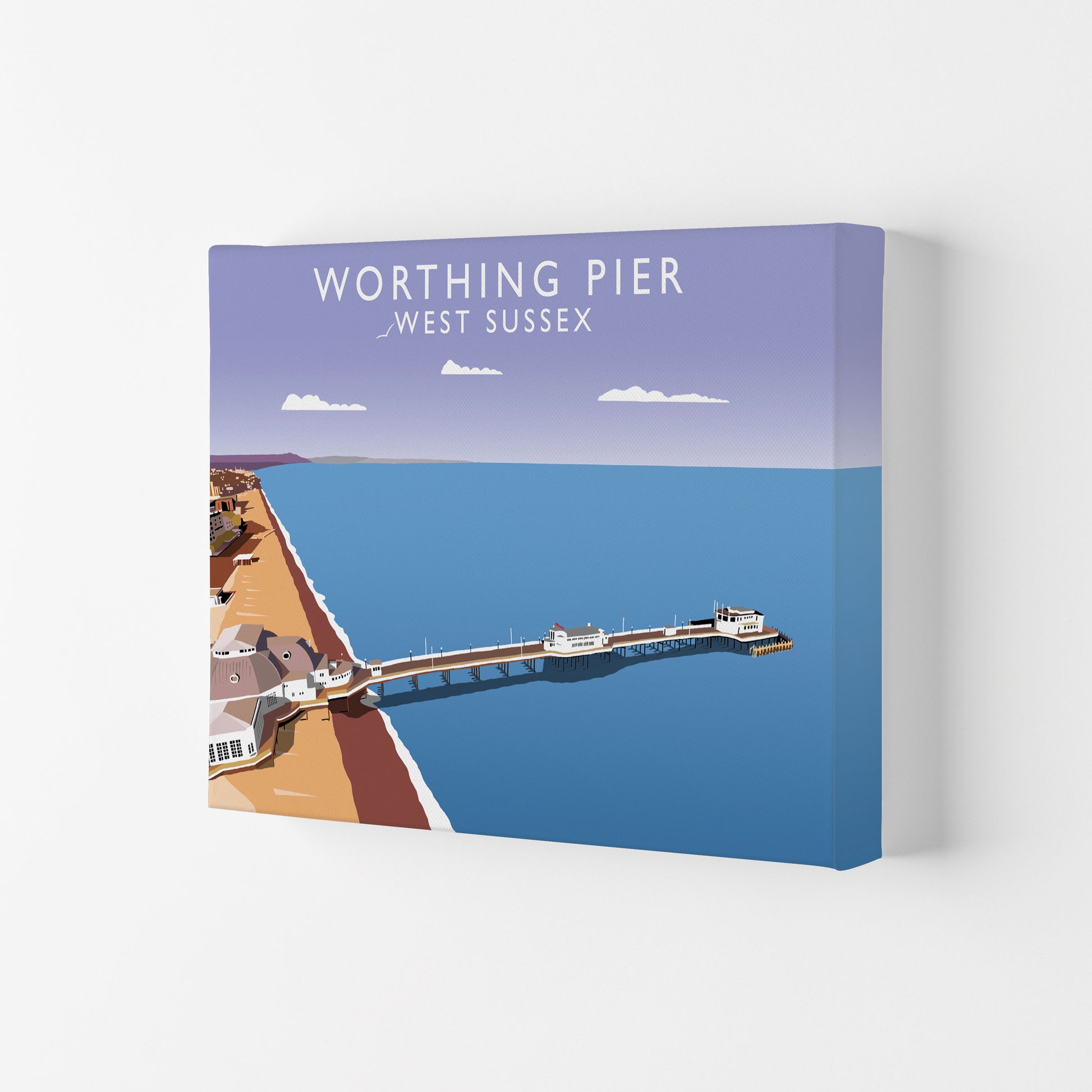Worthing Pier by Richard O'Neill Canvas