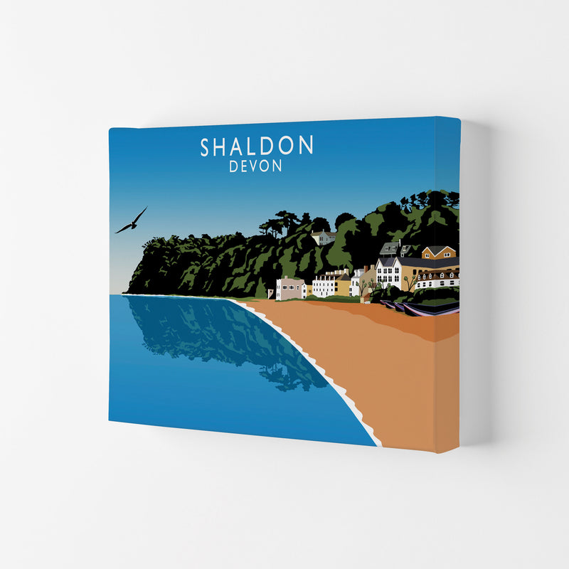 Shaldon Devon Art Print by Richard O'Neill Canvas