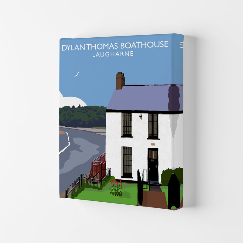 Dylan Thomas Boathouse by Richard O'Neill Canvas