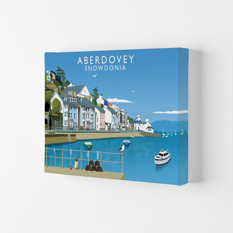 Aberdovey Snowdonia Framed Digital Art Print by Richard O'Neill Canvas