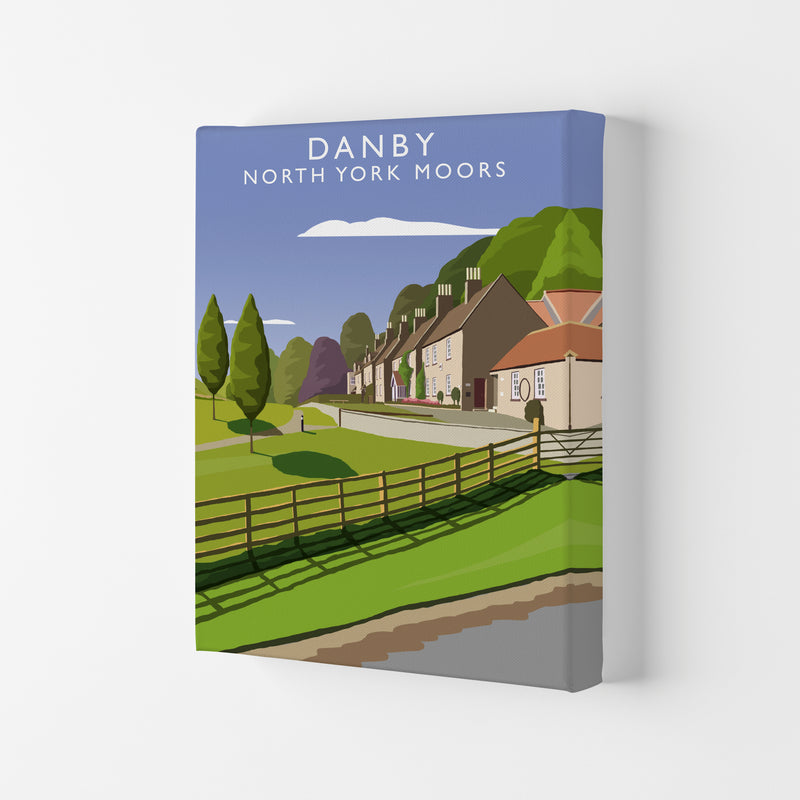 Danby (Portrait) by Richard O'Neill Yorkshire Art Print, Vintage Travel Poster Canvas