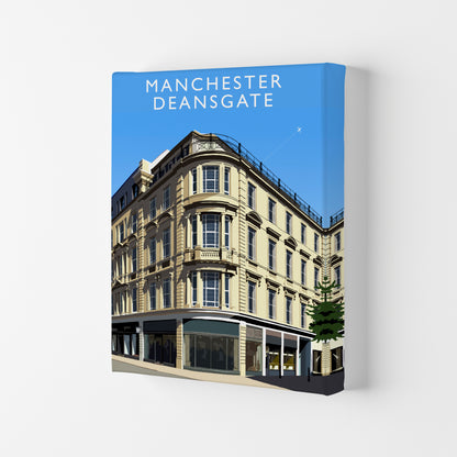 Manchester Deansgate (Portrait) by Richard O'Neill Canvas