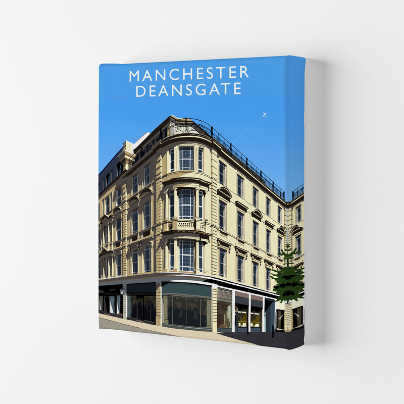 Manchester Deansgate (Portrait) by Richard O'Neill Canvas