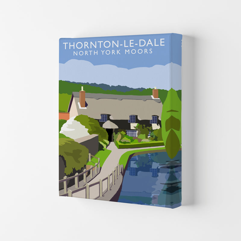 Thornton-Le-Dale (Portrait) by Richard O'Neill Yorkshire Art Print Canvas