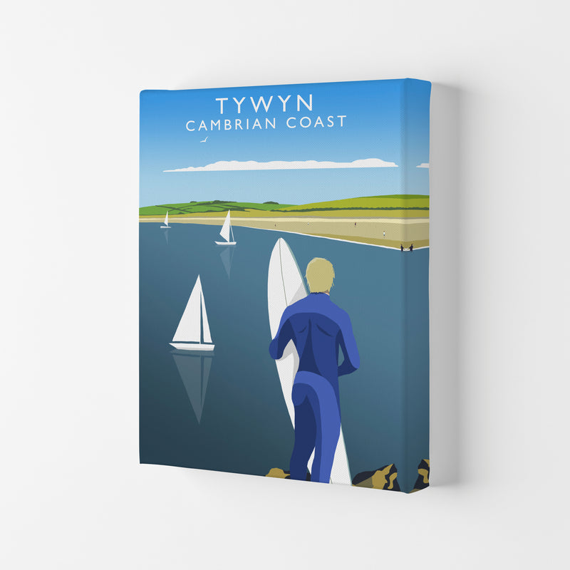 Tywyn (Portrait) by Richard O'Neill Canvas