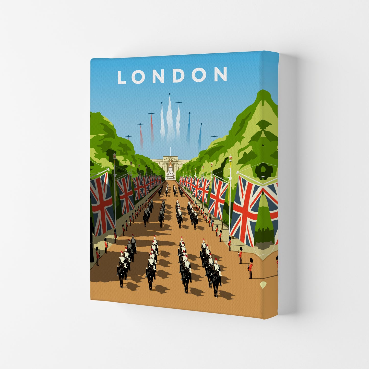London Art Print by Richard O'Neill Canvas