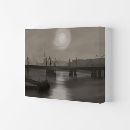 London In Fog by Richard O'Neill Canvas