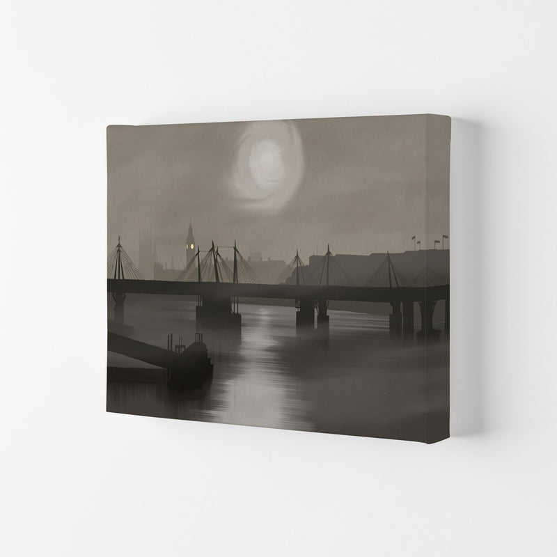 London In Fog by Richard O'Neill Canvas