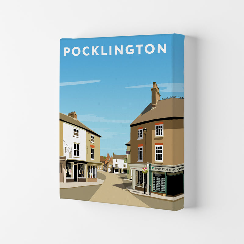 Pocklington Travel Art Print by Richard O'Neill, Framed Wall Art Canvas