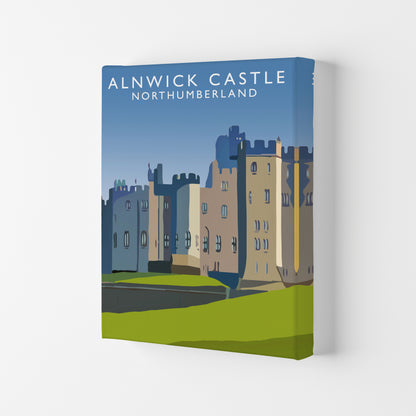 Alnwick Castle2 Portrait by Richard O'Neill Canvas