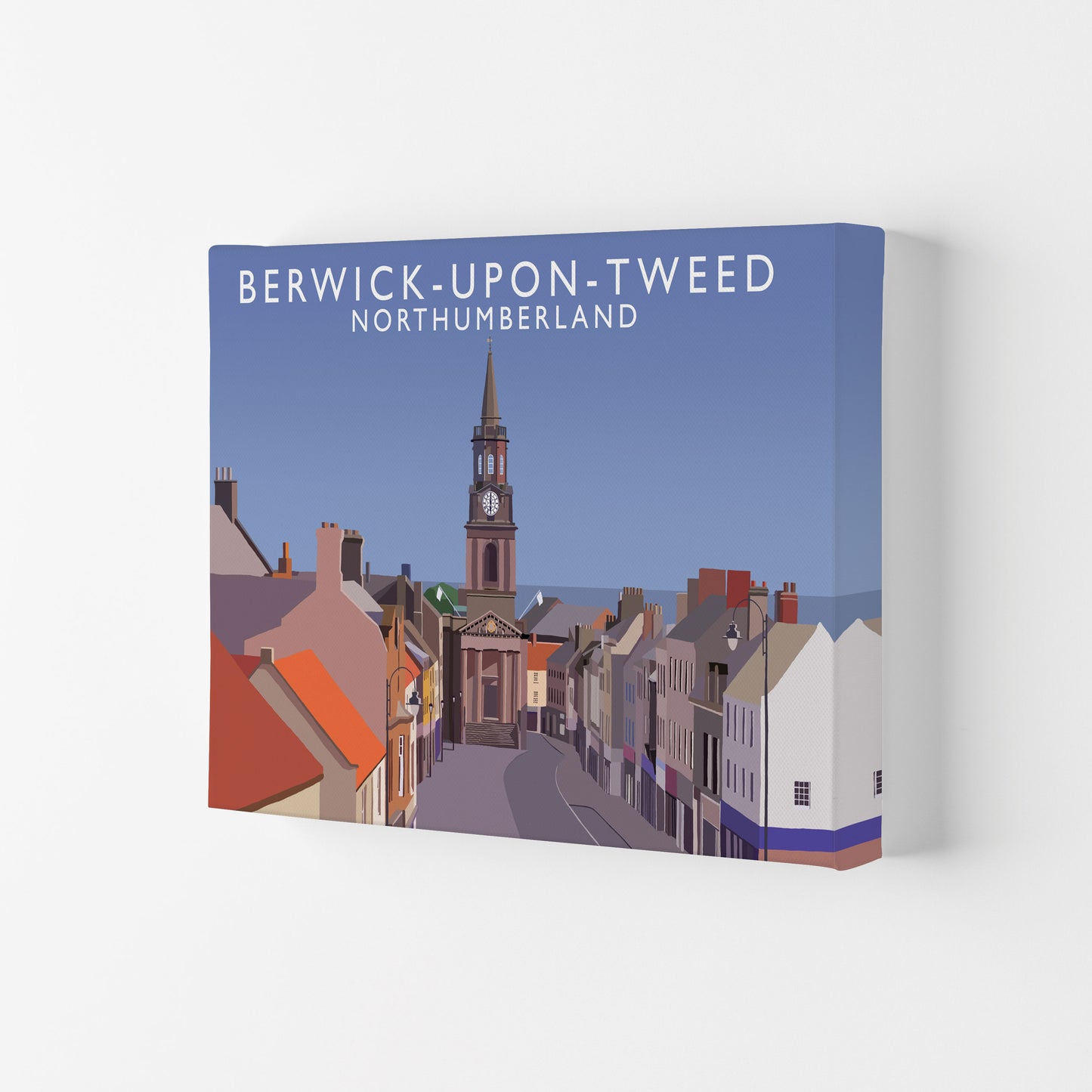 Berwick-Upon-Tweed Northumberland Art Print by Richard O'Neill Canvas