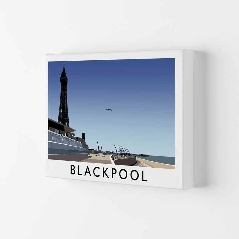 Blackpool Art Print by Richard O'Neill Canvas