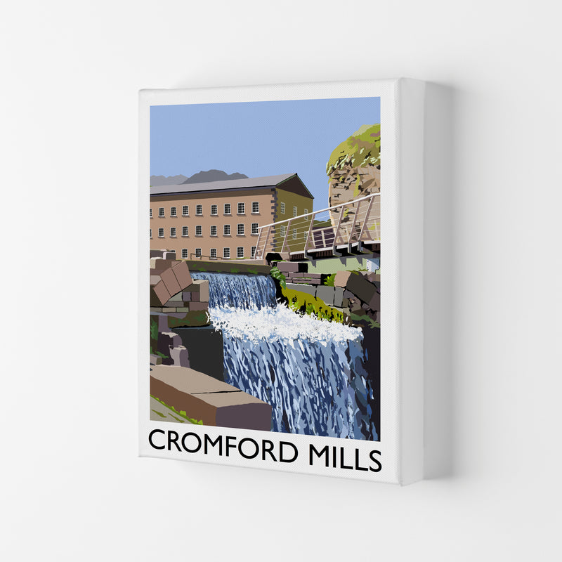 Cromford Mills Portrait by Richard O'Neill Canvas