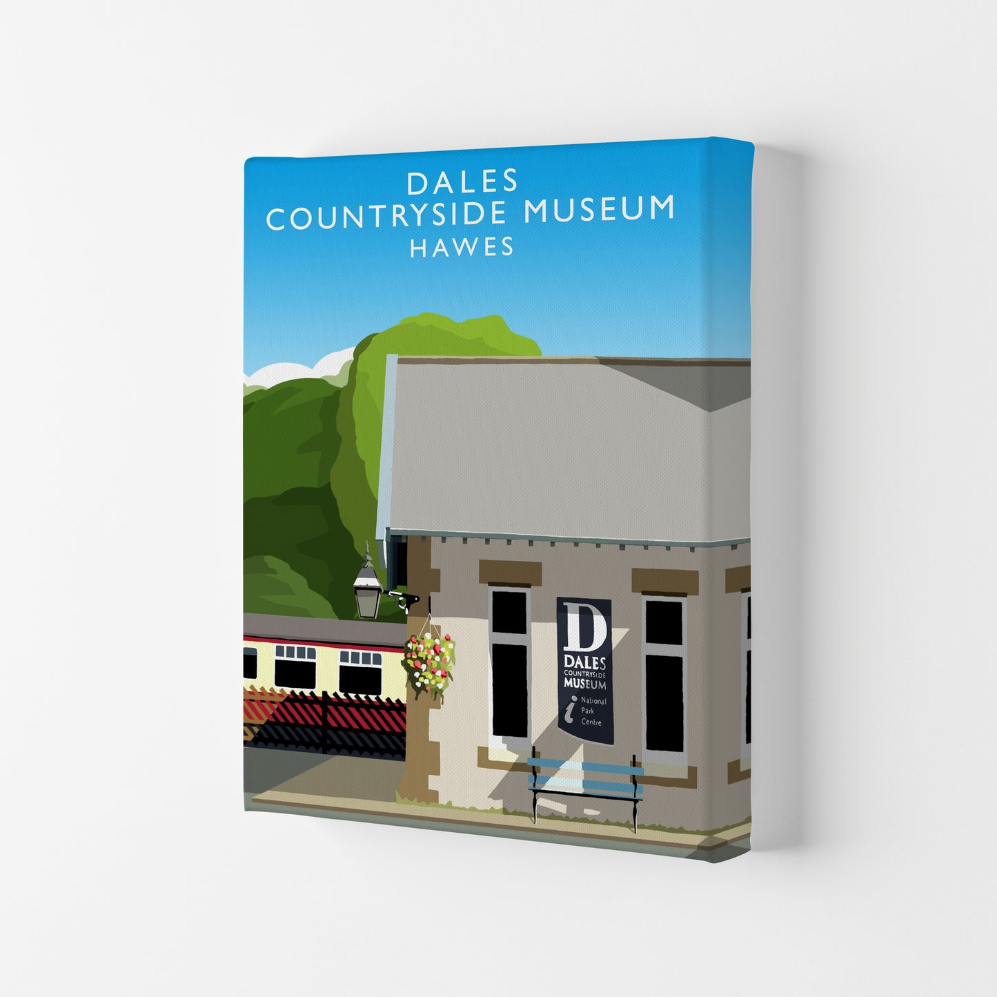 Dales Countryside Musuem Portrait by Richard O'Neill Canvas