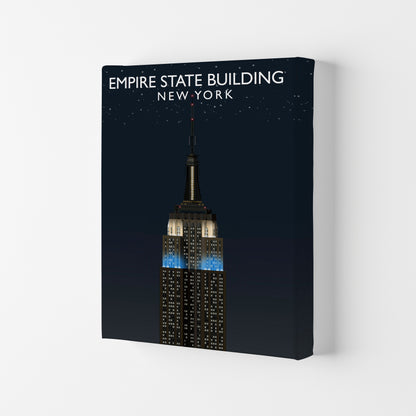 Empire State Building Night by Richard O'Neill Canvas