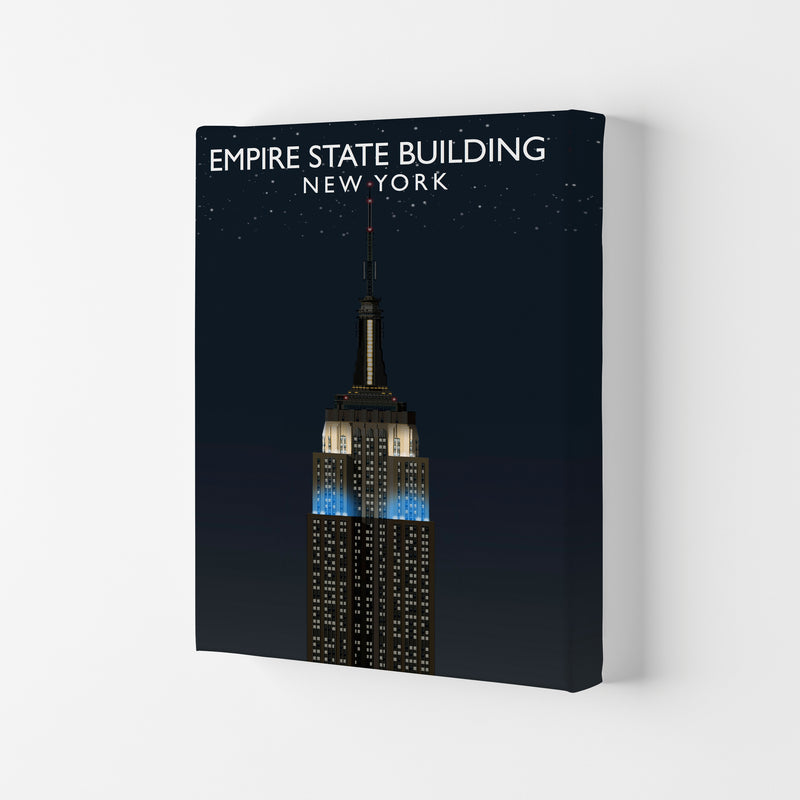 Empire State Building Night by Richard O'Neill Canvas