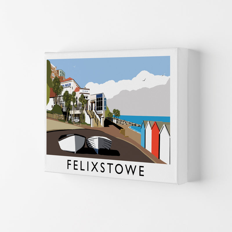 Felixstowe Framed Digital Art Print by Richard O'Neill Canvas