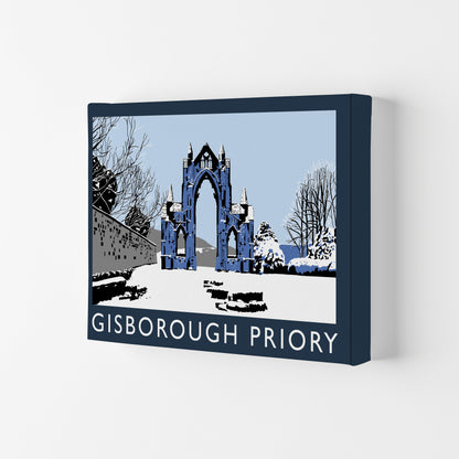 Gisborough Priory In Snow by Richard O'Neill Canvas