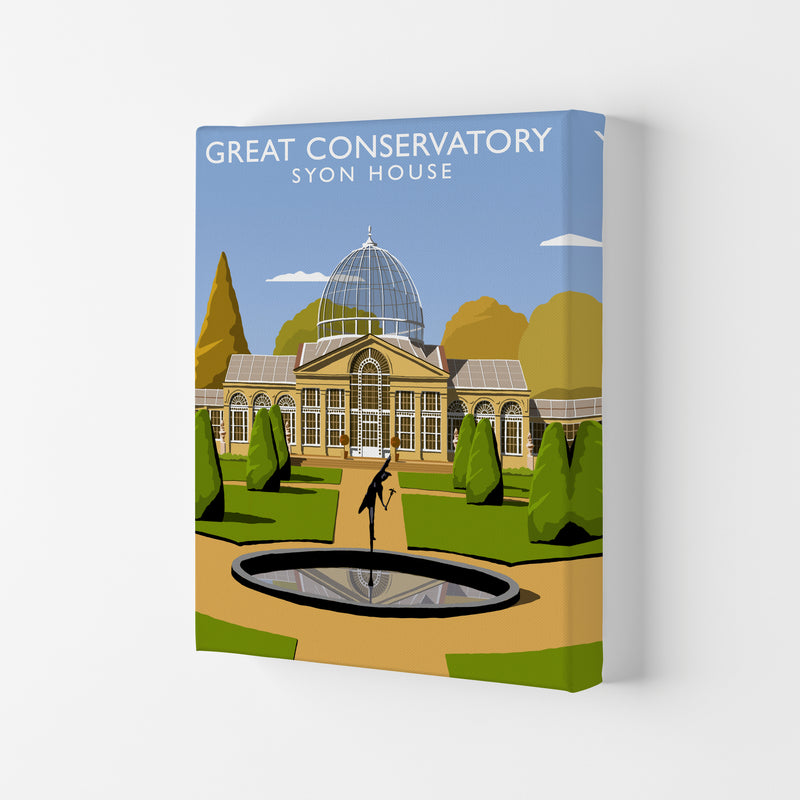 Great Conservatory Syon House Portrait by Richard O'Neill Canvas