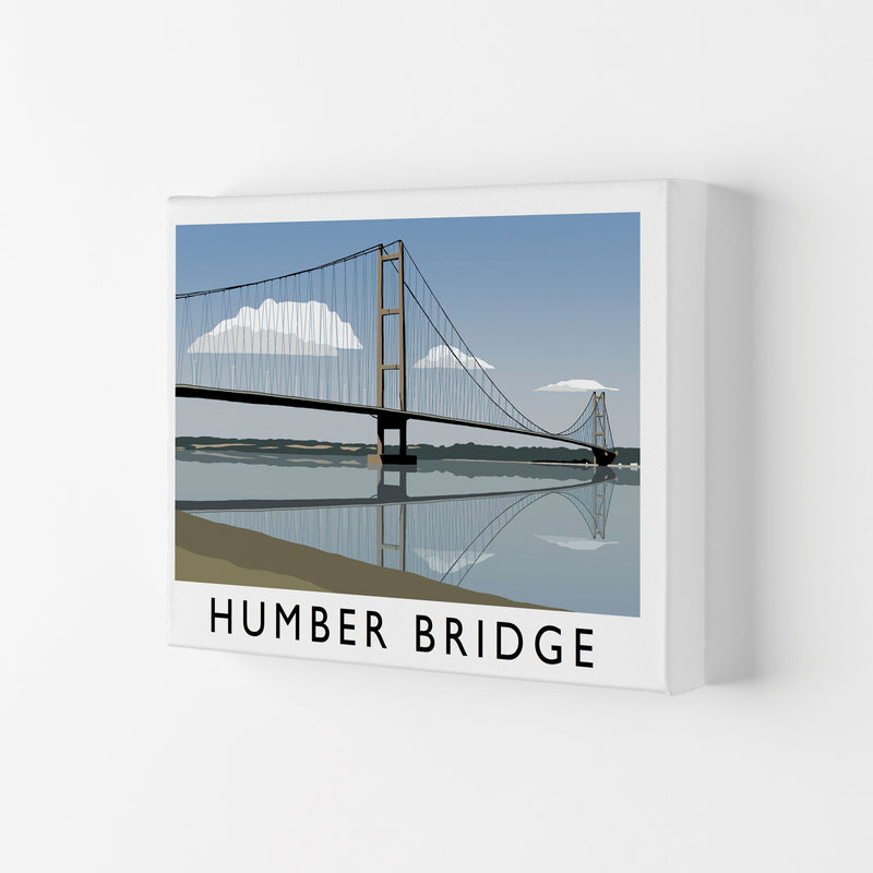 Humber Bridge Framed Digital Art Print by Richard O'Neill Canvas