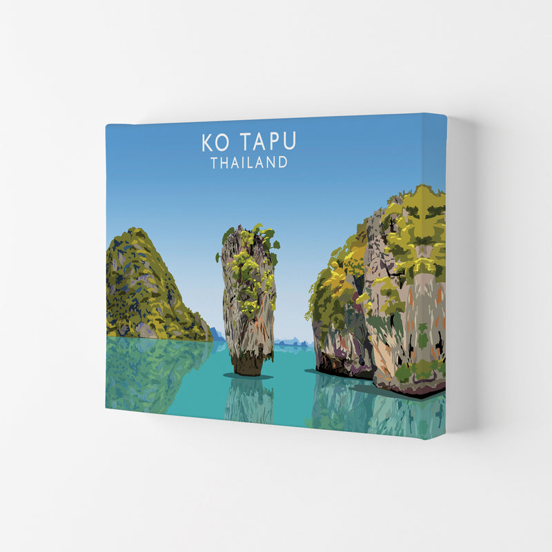 Ko Tapu Thailand Travel Art Print by Richard O'Neill, Framed Wall Art Canvas