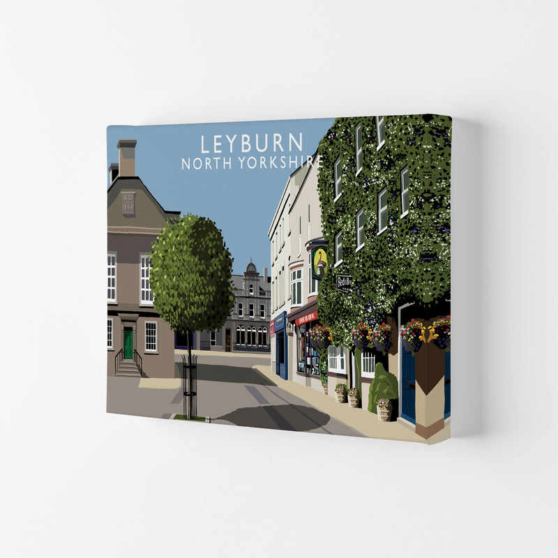 Leyburn North Yorkshire Framed Digital Art Print by Richard O'Neill Canvas