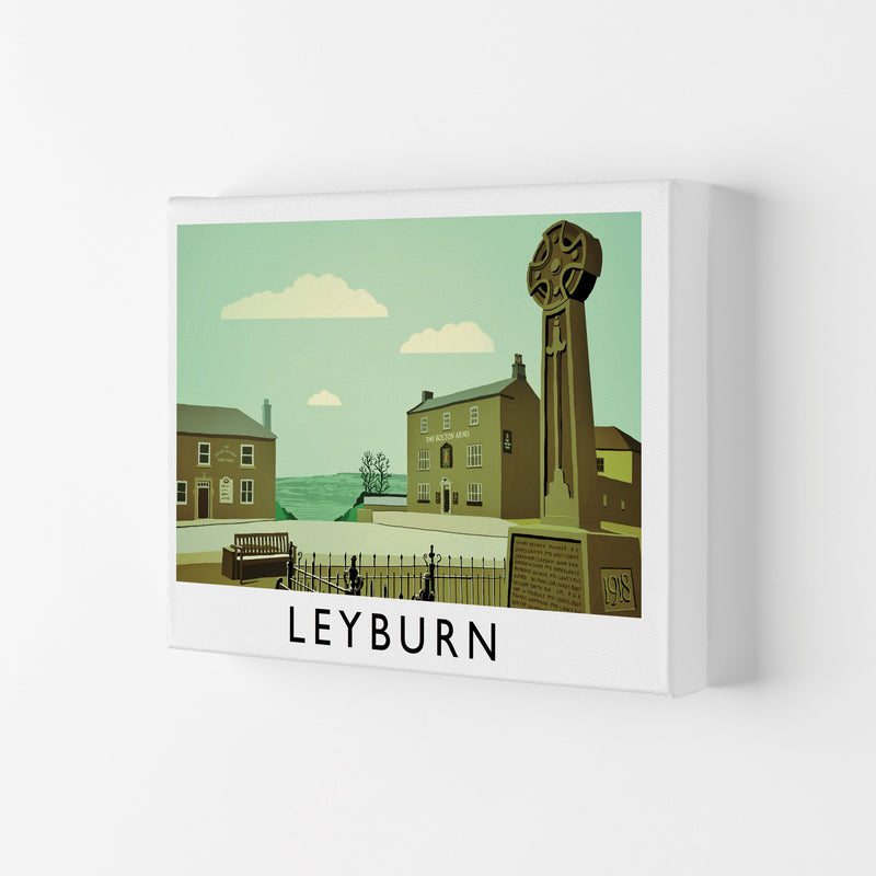 Leyburn Travel Art Print by Richard O'Neill, Framed Wall Art Canvas