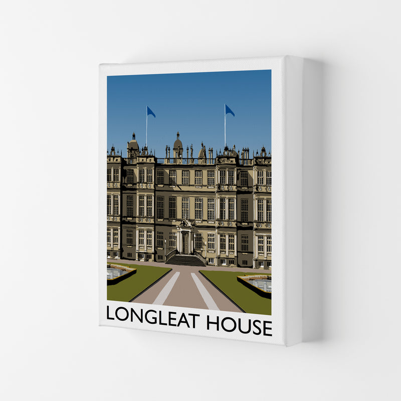 Longleat House Travel Art Print by Richard O'Neill, Framed Wall Art Canvas