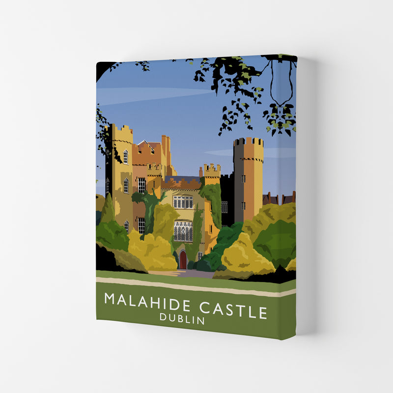 Malahide Castle Dublin Travel Art Print by Richard O'Neill, Framed Wall Art Canvas