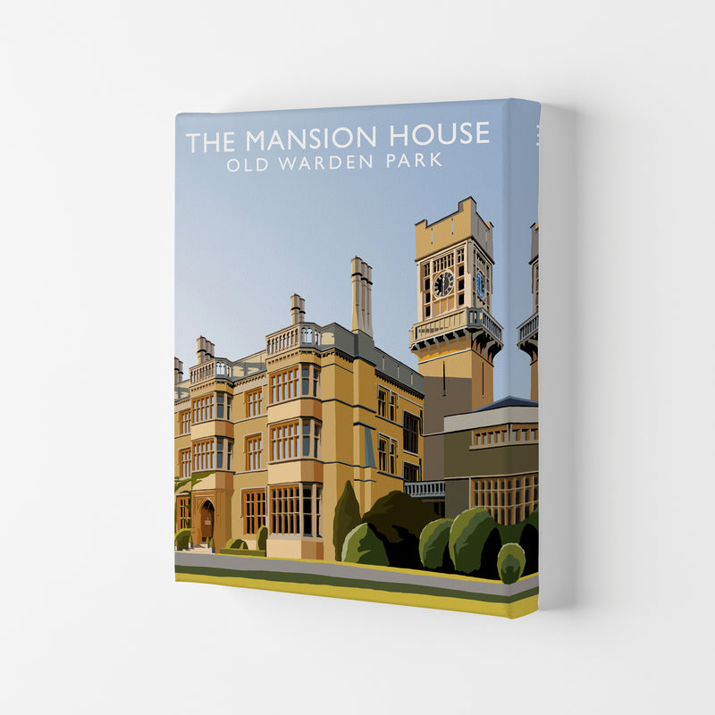 The Mansion House Old Warden Park Travel Art Print by Richard O'Neill Canvas