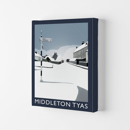 Middleton Tyas Travel Art Print by Richard O'Neill, Framed Wall Art Canvas