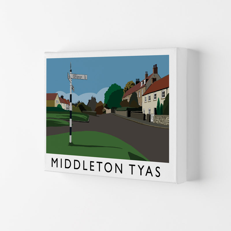 Middleton Tyas Travel Art Print by Richard O'Neill, Framed Wall Art Canvas