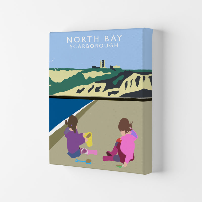 North Bay Scarborough Travel Art Print by Richard O'Neill, Framed Wall Art Canvas