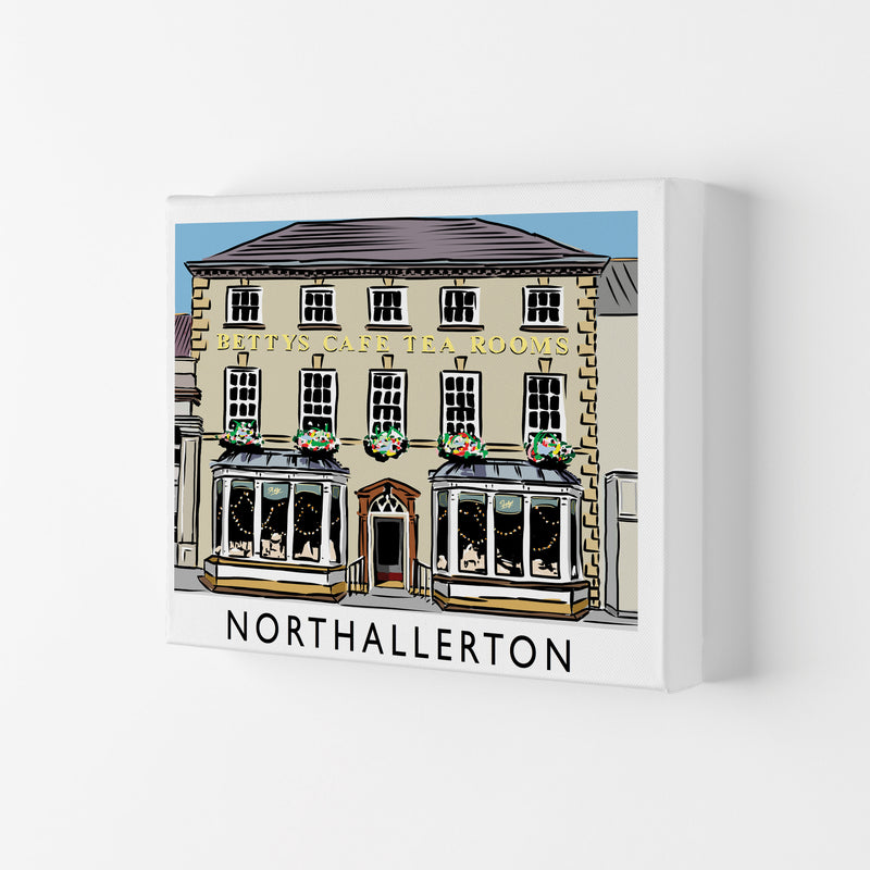 Northallerton Travel Art Print by Richard O'Neill, Framed Wall Art Canvas
