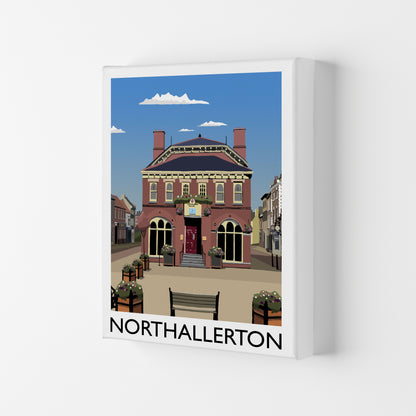 Northallerton Travel Art Print by Richard O'Neill, Framed Wall Art Canvas
