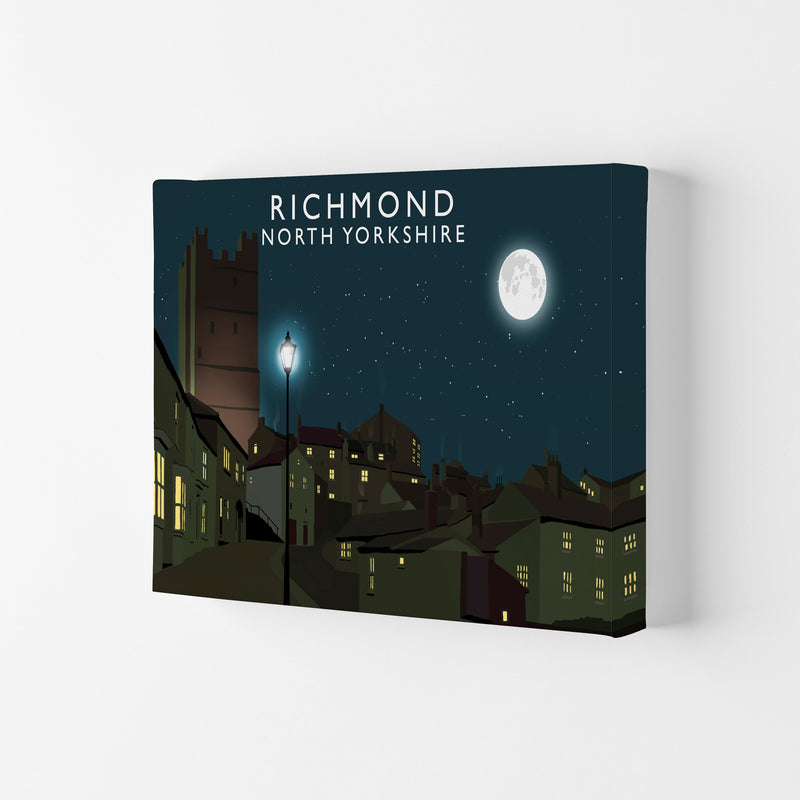 Richmond North Yorkshire Travel Art Print by Richard O'Neill Canvas