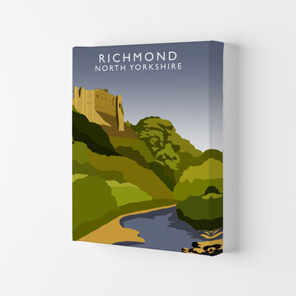Richmond North Yorkshire Travel Art Print by Richard O'Neill Canvas