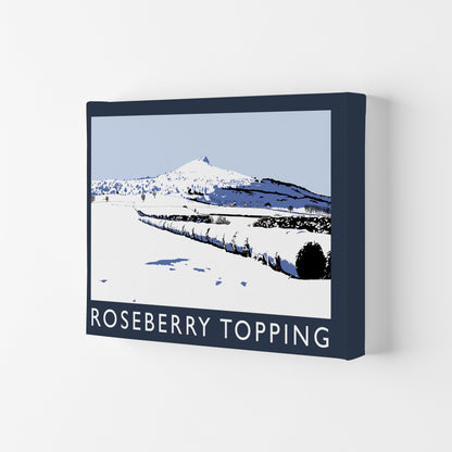 Roseberry Topping Travel Art Print by Richard O'Neill, Framed Wall Art Canvas