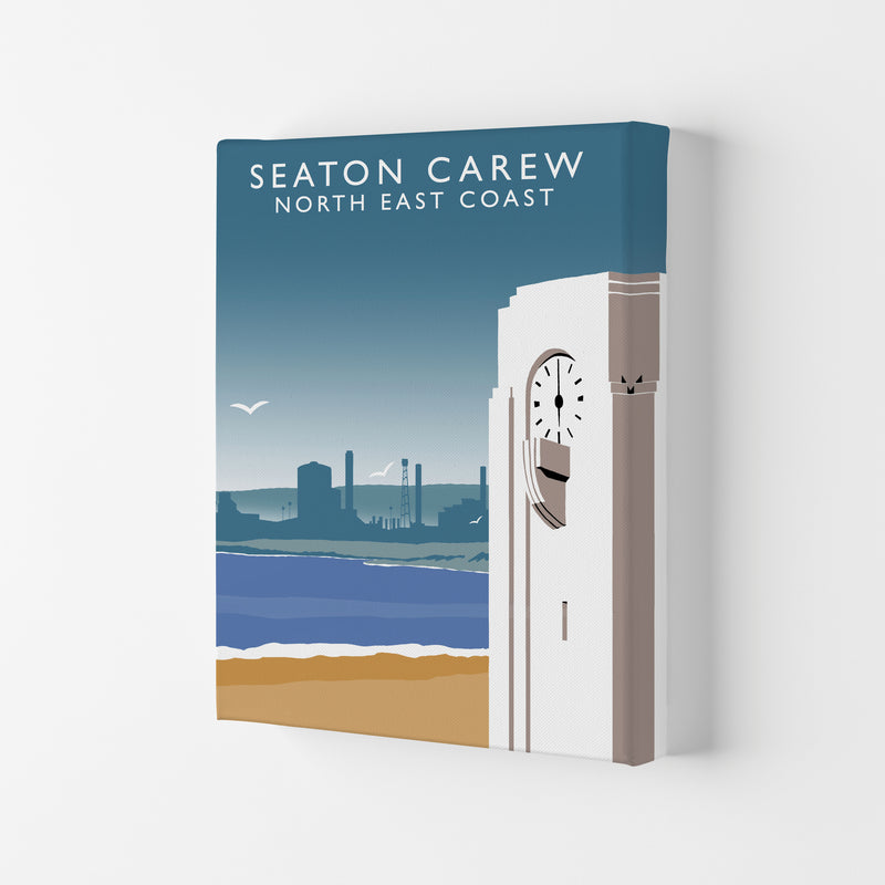 Seaton Carew North East Coast Travel Art Print by Richard O'Neill Canvas