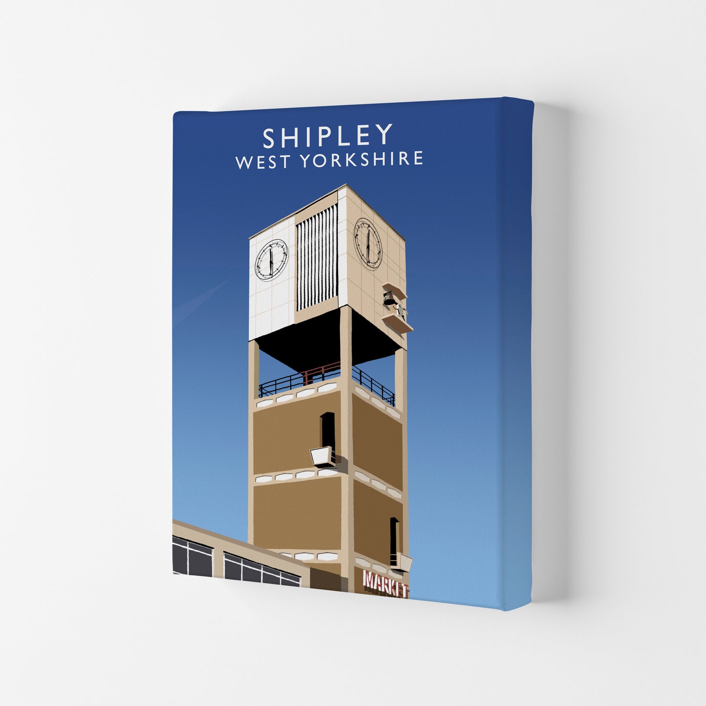 Shipley West Yorkshire Framed Digital Art Print by Richard O'Neill Canvas