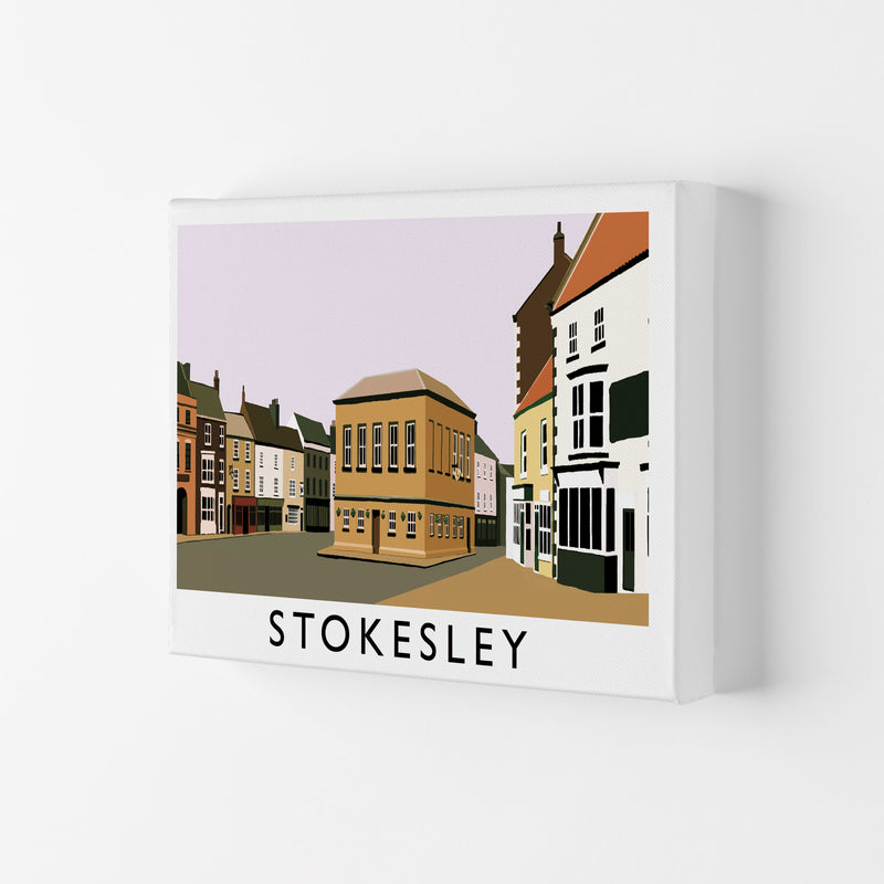 Stokesley Travel Art Print by Richard O'Neill, Framed Wall Art Canvas
