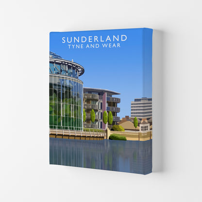 Sunderland Tyne and Wear Art Print by Richard O'Neill, Framed Wall Art Canvas