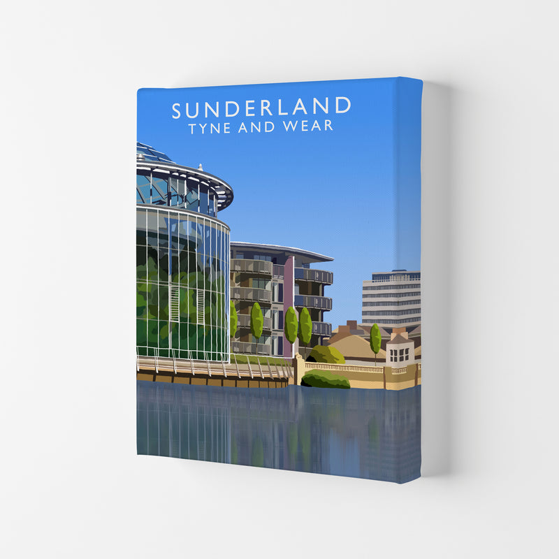 Sunderland Tyne and Wear Art Print by Richard O'Neill, Framed Wall Art Canvas