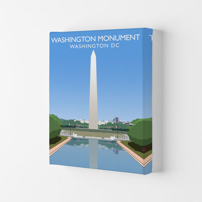 Washington Monument Washington DC Travel Art Print by Richard O'Neill Canvas