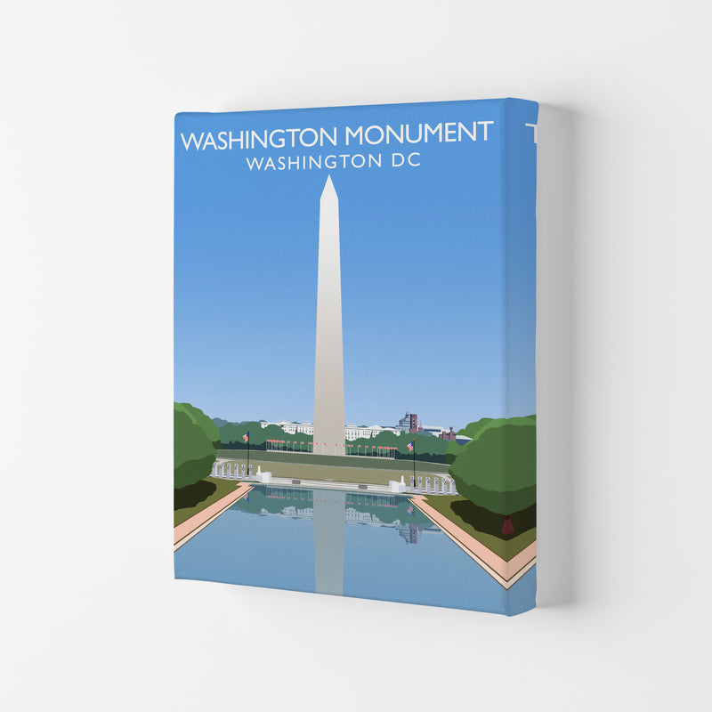 Washington Monument Washington DC Travel Art Print by Richard O'Neill Canvas