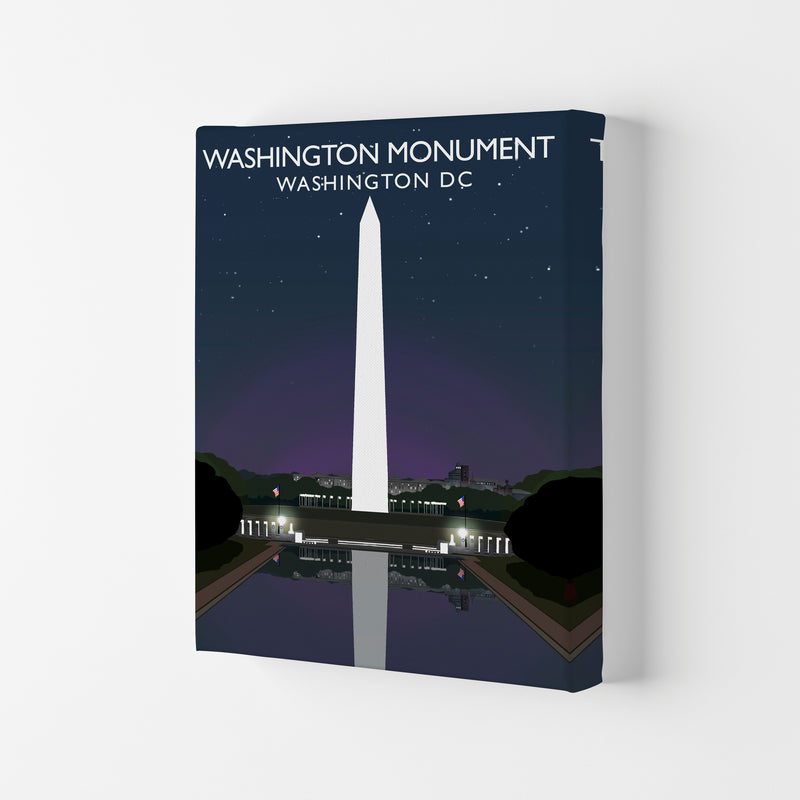 Washington Monument Washington DC Travel Art Print by Richard O'Neill Canvas