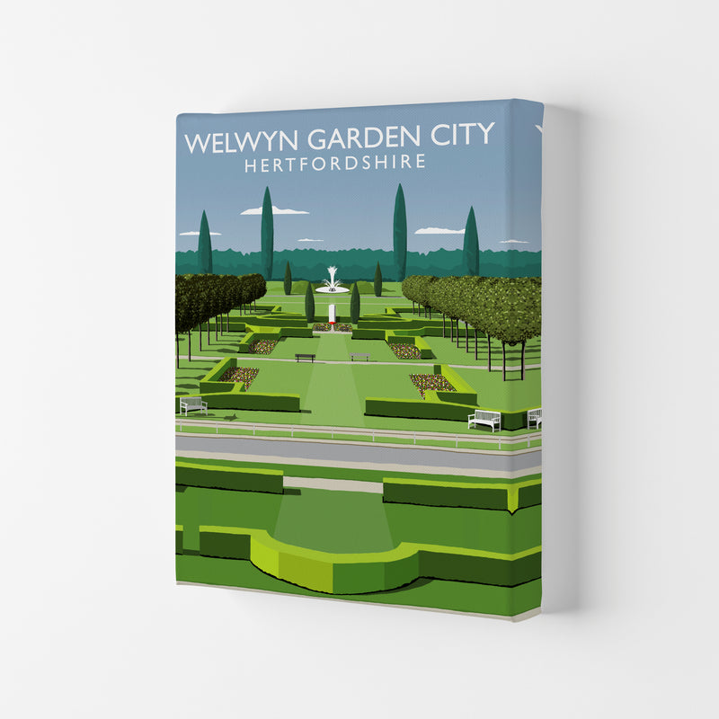 Welwyn Garden City Hertfordshire Travel Art Print by Richard O'Neill Canvas