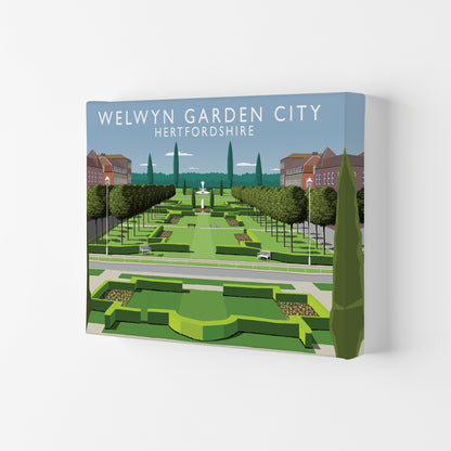 Welwyn Garden City Hertfordshire Travel Art Print by Richard O'Neill Canvas