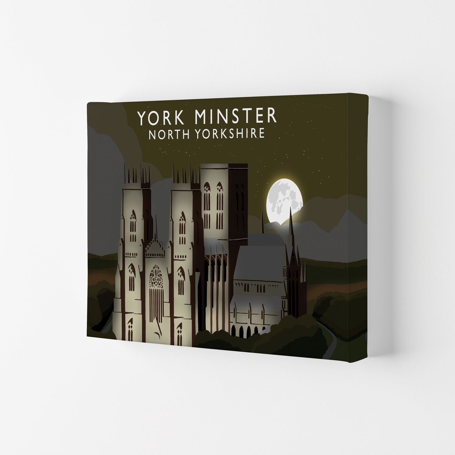 York Minster Framed Digital Art Print by Richard O'Neill Canvas